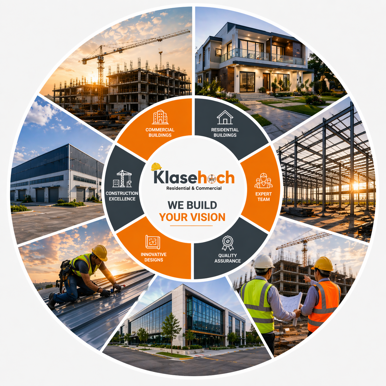 Modern Klasehoch construction